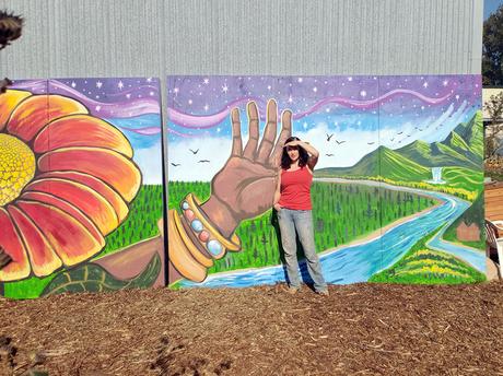Mural for Mudbone Grown Unity Farm at Oregon Food Bank