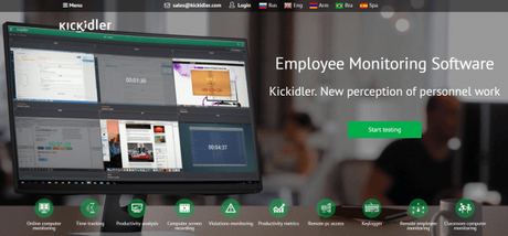 Kickidler Review 2018: Reliable Employee Monitoring Software @$9
