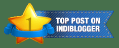 Top post on IndiBlogger, the biggest community of Indian Bloggers