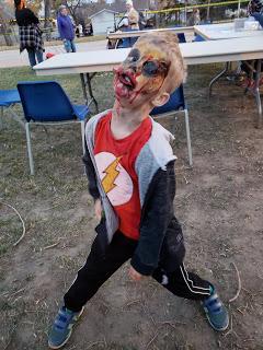 Halloween - Best dressed zombie family 2 years running