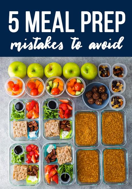 5 Meal Prep Mistakes To Avoid meal prep containers lined up
