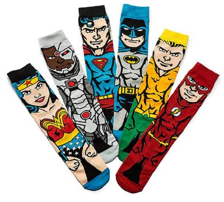 Justice League 6-Pack Sock Gift Sets (Him)