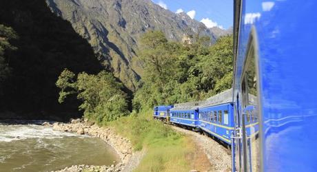 Scenery along the train journey from Cusco to Machu Picchu aboard the Vistadome Train