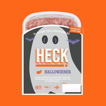 Halloween themed Heck sausage