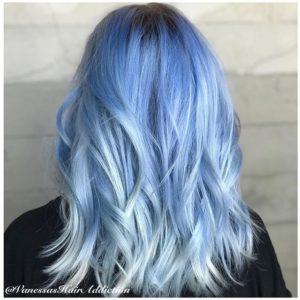 Sky Blue  Hair Color Inspiration