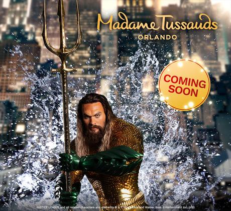 Be the FIRST to see Jason Momoa as Aquaman when his interactive wax figure debuts at Madame Tussauds Orlando on December 4! 
