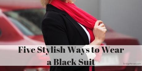 Five Ways to Wear a Basic Black Suit