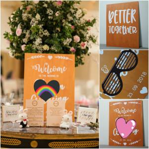 The Jolly Roof: Wedding Memories Board