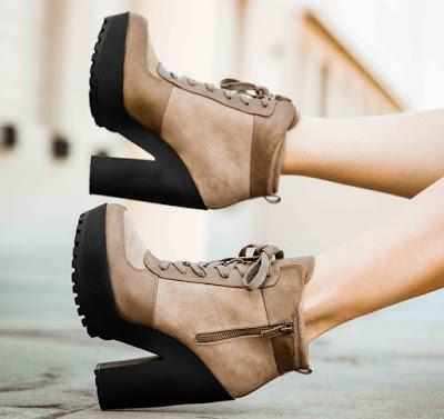 Shoe of the Day | Qupid Therapy-25 Lace Up Booties
