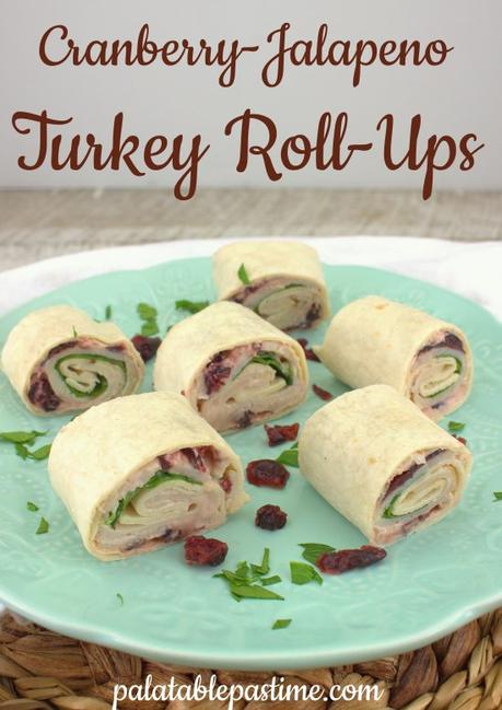 Cranberry Jalapeno Turkey Roll-Ups #CranberryWeek Cranberry Jalapeno Turkey Roll-Ups #CranberryWeek