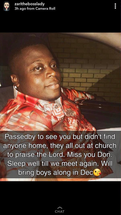 Zari to late husband Ivan: I passed by to see you but didn’t find anyone home, will bring the boys later