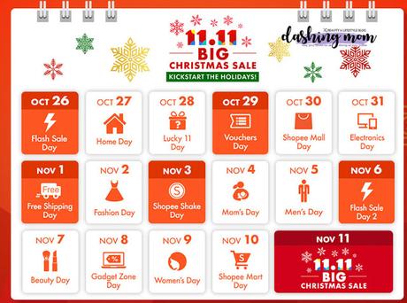 Are you guys ready for this year 11.11 Christmas SALE by Shopee?