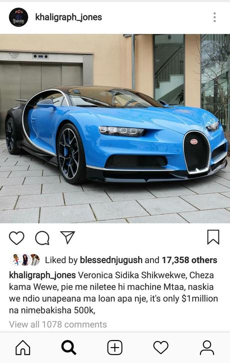 “Veronica Sidika Shikwekwe nisave na 500k” Khaligraph Jones savagely taunts Vera Sidika