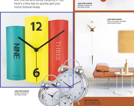 Kairos Book Clock Featured at Trend DLF Shopping Malls