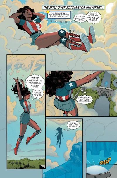 Mallory Lass reviews America by Gabby Rivera, Illustrated by Joe Quinones and Annie Wu