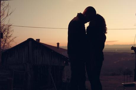 Couple, Love, Sunset, Romance, Woman, People, Happy