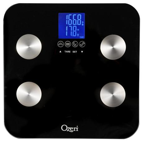 Ozeri Touch 440 lbs Total Body Bath Scale