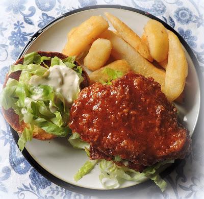 Honey Hot Chicken Burgers