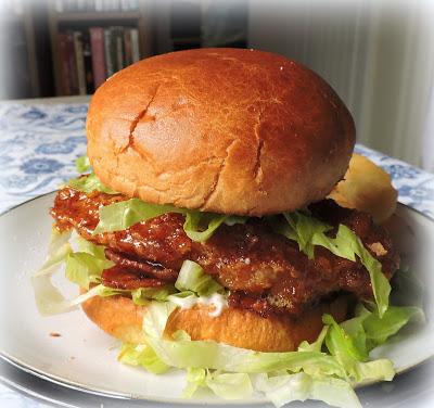 Honey Hot Chicken Burgers