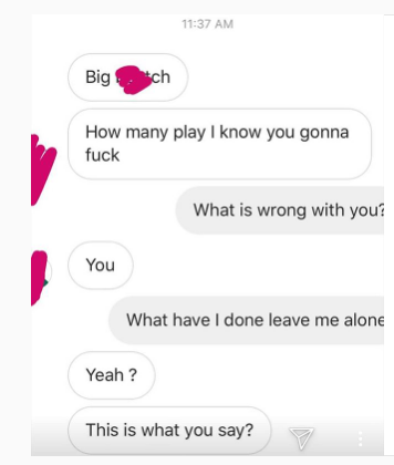 Is this the famous footballer calling Huddah names for allegedly sleeping with other players?