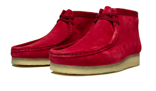 Red Or White Tops The Dish:  Clarks X Extra Butter X Halal Guys Halallabee Wallabee Boots