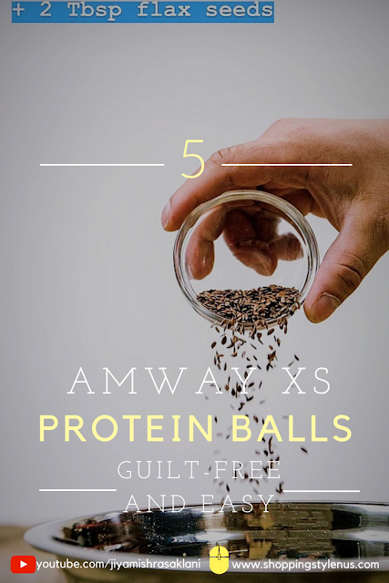 Shopping, Style and Us: India's Best Shopping and Self-Help Blog - Guilt-Free Laddoos/Balls Made with Amway XS Nutrition Cream and CookiesProtein Powder, Oats, Choco-Chips, Flax and Chia Seeds