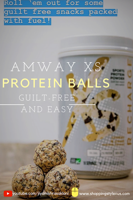 Shopping, Style and Us: India's Best Shopping and Self-Help Blog - Guilt-Free Laddoos/Balls Made with Amway XS Nutrition Cream and CookiesProtein Powder, Oats, Choco-Chips, Flax and Chia Seeds