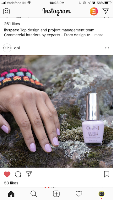 Shopping, Style and Us: India's Top Shopping and Self-Help Blog- OPI Instagram