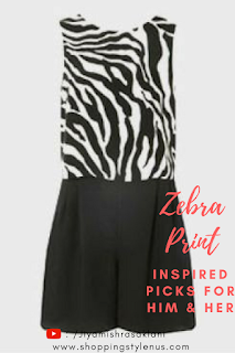 Shopping, Style and Us: India's Best Shopping and Self-Help Blog: #FallTrend2018 | Dorothy Perkins Zebra Print Romper