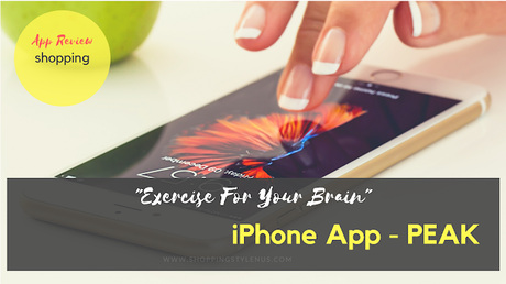 Shopping, Style & Us: India's Best Shopping and Self-Help Blog- Peak - Brain Training App . Anybody looking for apps that can help you improve the strength of your brain by brushing-upyour memory, analytical, language skills.