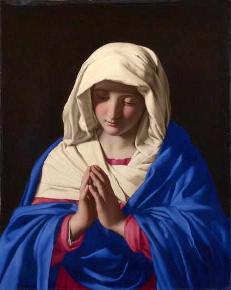 SASSOFERRATO_-_Virgen_rezando_(National_Gallery,_Londres,_1640-50)