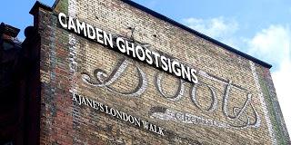Camden Ghostsigns – a walking tour – Saturday 17th November