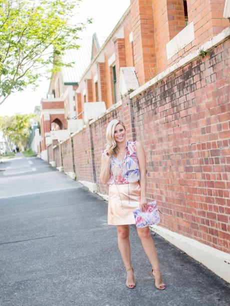 Three ways to wear a metallic skirt this summer