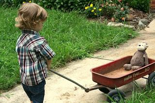 Image: Boy Pulling His Radio Flyer Wagon, by Gena Thomas on Pixabay