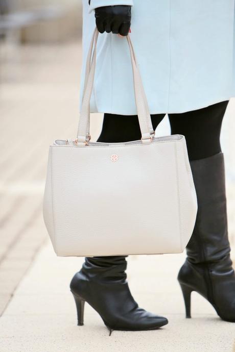 What I Wore: Ice Blue Skirt Suit