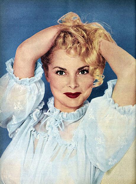 Janet-Leigh-Nightie-1952 Boudoir Style in 1954 - Janet-Leigh-Nightie-1952