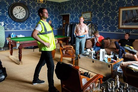 Hengrave Hall Wedding Photography | Alice and Nick the wedding party had a health and safety office