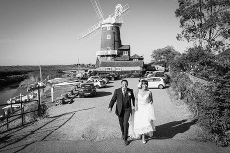 north norfolk wedding photography at cley windmill