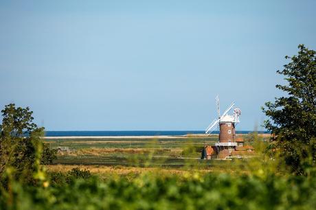 cley windmill on the north norfolk coast