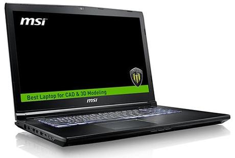 MSI WE72 Workstation Laptop