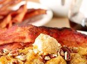 Pumpkin Pecan Overnight French Toast with Bourbon