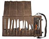 Chef Knife Roll Bag (13 Slots) | Stores 10 Knives,...