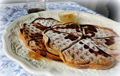 Spiced Pumpkin Waffles