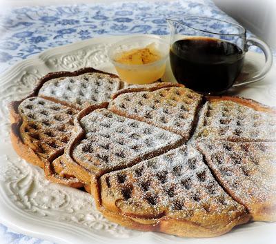 Spiced Pumpkin Waffles