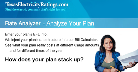 Is Your Texas Electricity Plan Saving You Money? Use Our Rate Analyzer