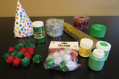 Upcycle Party Hats for Easy Christmas Tree Crafts