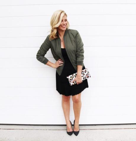 One item, three ways: the khaki bomber