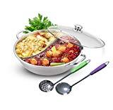 Yzakka Stainless Steel Shabu Hot Divider for...