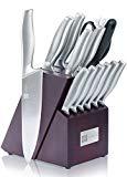 Cutlery Knife Block Set 15-piece Premium Single...