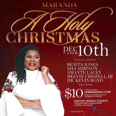 Maranda Curtis Releases “A Holy Christmas” Album